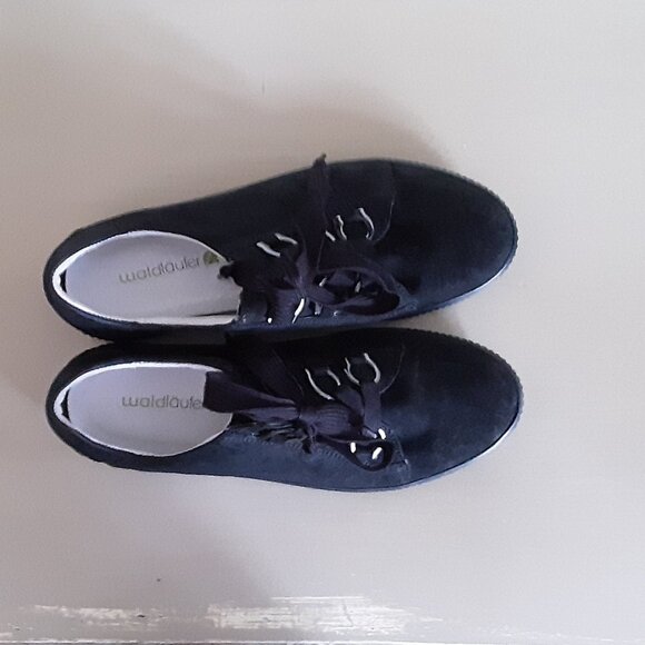 🇩🇪 Waldlaufer Casual Black Shoes - Size 9 - Picture 3 of 5